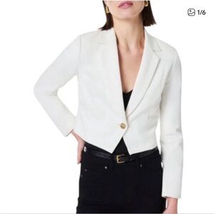 NWT Spanx Ponte Crop Blazer Medium